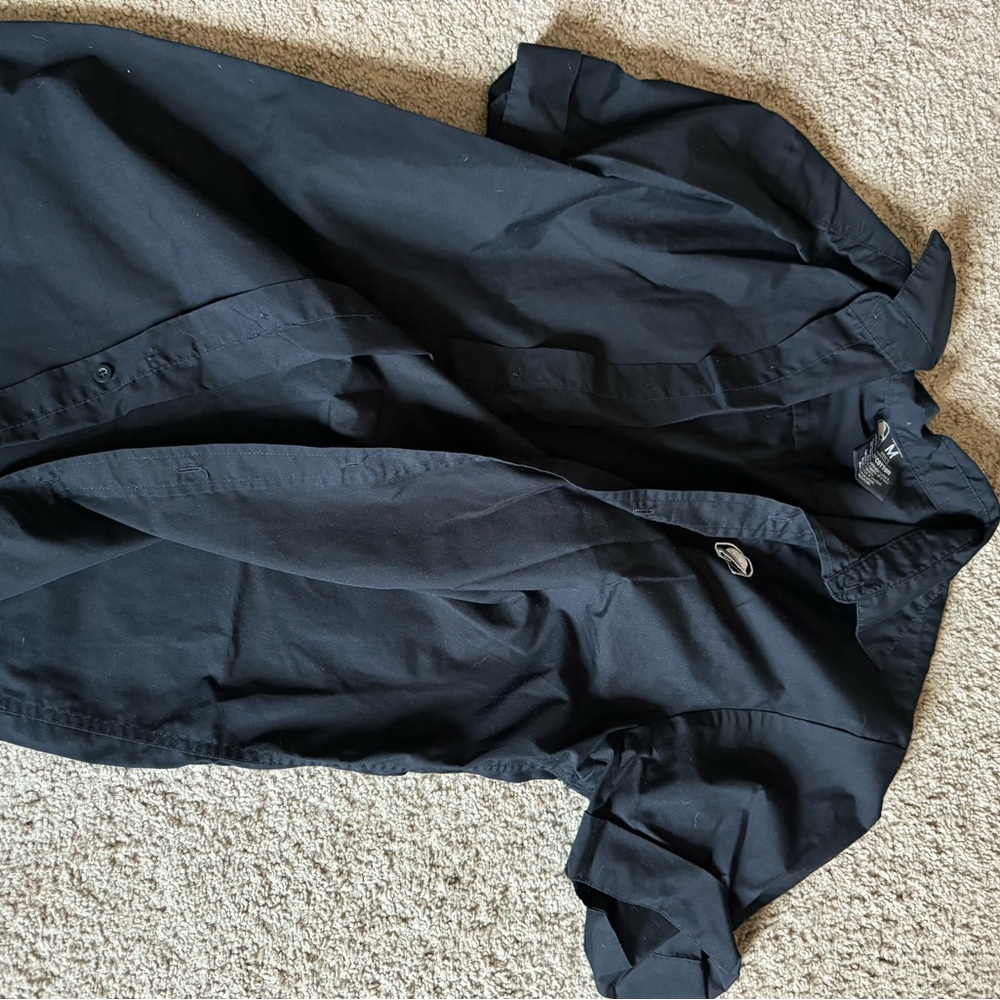 2 medium button up manager shirts